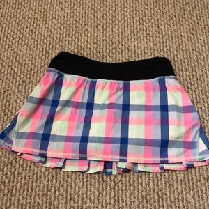 Lululemon multi color pastel tennis skirt